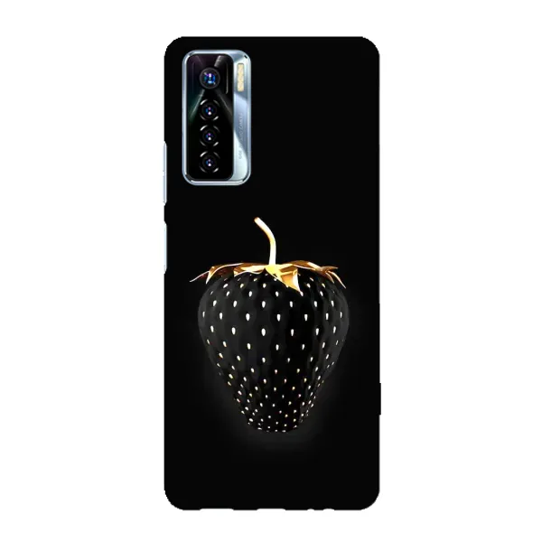 Чехол с рисунком «Чёрная клубника» для TECNO Camon 17 Pro Чехол с рисунком «Чёрная клубника» для TECNO Camon 17 Pro