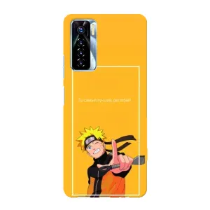 Чохли з принтом НАРУТО на TECNO Camon 17 Pro (Даттебайо)