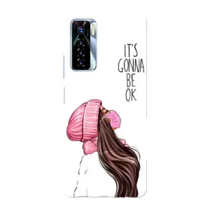 Чехол Стильные девушки на TECNO Camon 17 Pro (Девушка в маске)