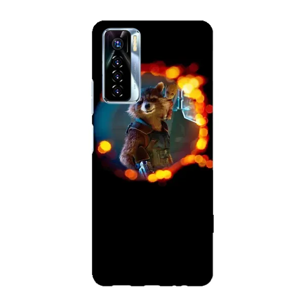 Чехол с рисунком «Енот Ракета» для TECNO Camon 17 Pro Чехол с рисунком «Енот Ракета» для TECNO Camon 17 Pro