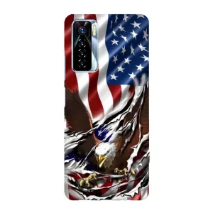 Чехол Флаг USA для TECNO Camon 17 Pro (Флаг USA)