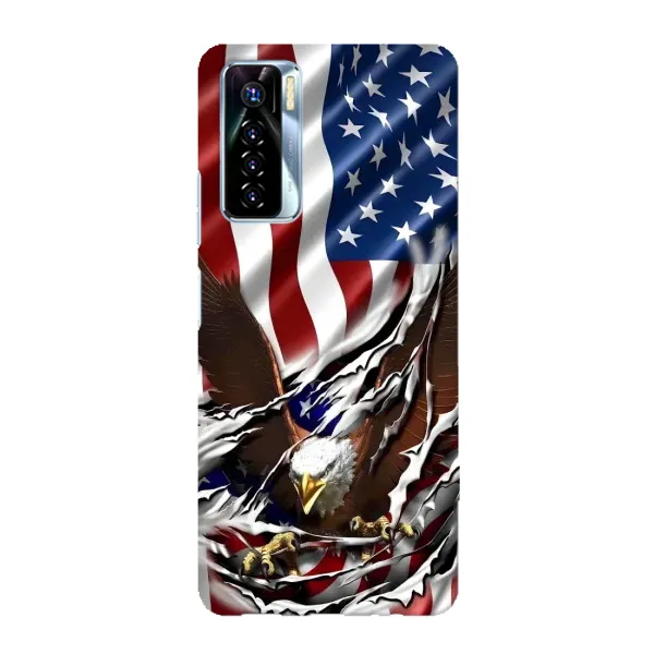 Чехол с рисунком «Флаг USA» для TECNO Camon 17 Pro Чехол с рисунком «Флаг USA» для TECNO Camon 17 Pro