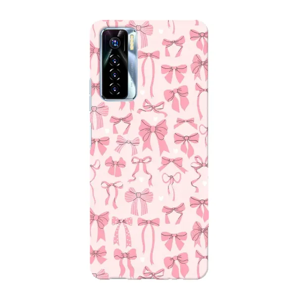 Чехол с рисунком «Фон бантики» для TECNO Camon 17 Pro Чехол с рисунком «Фон бантики» для TECNO Camon 17 Pro