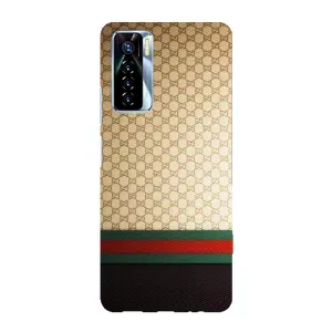 Чехлы Бренд GUCCI для TECNO Camon 17 Pro (Фон Гуччи)