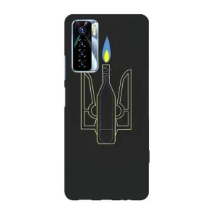 Чохол з картинкою (Патріотичний ГЕРБ) на TECNO Camon 17 Pro (Герб - Молотова)