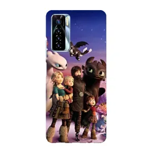 Чехол дракон Беззубик для TECNO Camon 17 Pro (Герои дракона)
