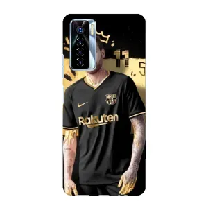Силиконовый Чехол TECNO Camon 17 Pro (Gold Neymar)