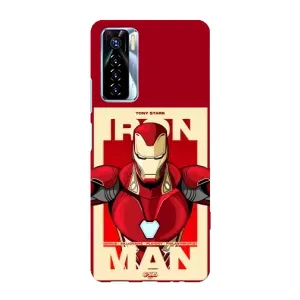 Чехол Супергерой Железный человек на TECNO Camon 17 Pro (Iron man)