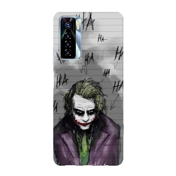 Чехол с рисунком «Joker клоун» для TECNO Camon 17 Pro Чехол с рисунком «Joker клоун» для TECNO Camon 17 Pro