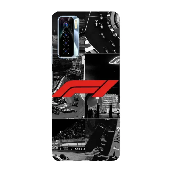 Чехол с рисунком «Коллаж Формула 1» для TECNO Camon 17 Pro Чехол с рисунком «Коллаж Формула 1» для TECNO Camon 17 Pro