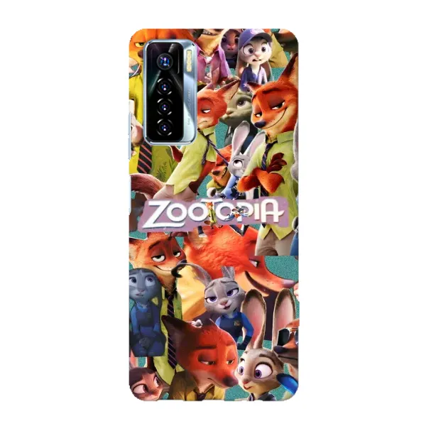 Чехол с рисунком «Коллаж героев» для TECNO Camon 17 Pro Чехол с рисунком «Коллаж героев» для TECNO Camon 17 Pro