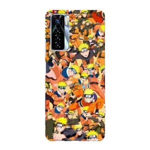 Чохли з принтом НАРУТО на TECNO Camon 17 Pro (Коллаж Наруто)