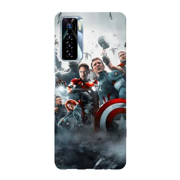 Чехол с рисунком «Команда марвел» для TECNO Camon 17 Pro Чехол с рисунком «Команда марвел» для TECNO Camon 17 Pro