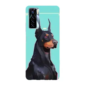 Чехол ДОБЕРМАН для TECNO Camon 17 Pro (Король доберман)