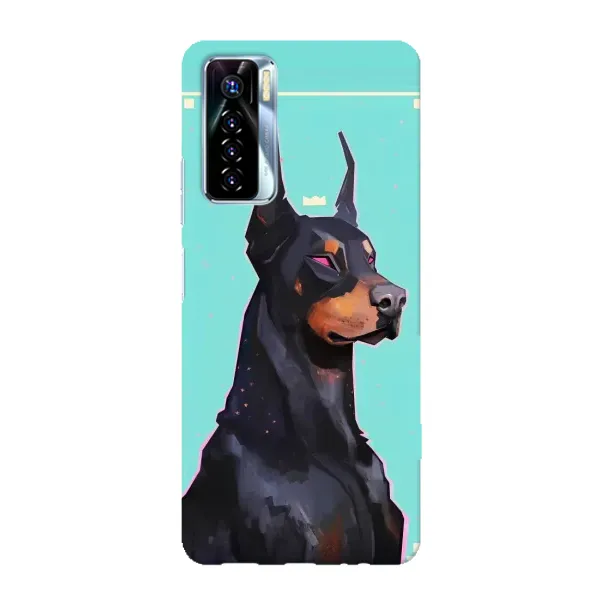 Чехол с рисунком «Король доберман» для TECNO Camon 17 Pro Чехол с рисунком «Король доберман» для TECNO Camon 17 Pro