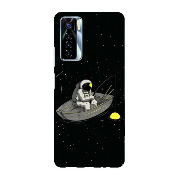 Чехол с рисунком «Космонавт на рыбалке» для TECNO Camon 17 Pro Чехол с рисунком «Космонавт на рыбалке» для TECNO Camon 17 Pro