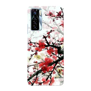Чехол с принтом САКУРЫ на TECNO Camon 17 Pro (Красивая Сакура)