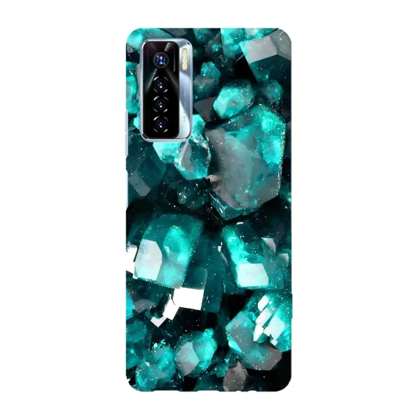 Чехол с рисунком «Кристалы» для TECNO Camon 17 Pro Чехол с рисунком «Кристалы» для TECNO Camon 17 Pro