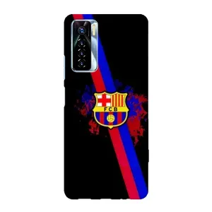 Чохол для TECNO Camon 17 Pro (Барселона) (Лого Барси)