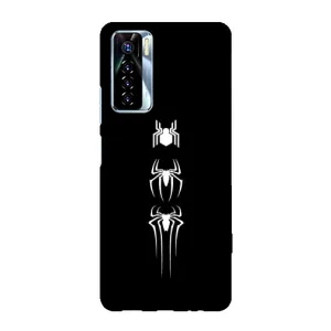 Чехол Супергерой Человека Паука на TECNO Camon 17 Pro (Лого паука)