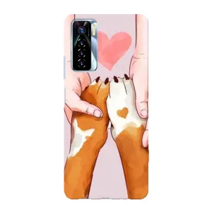 Чехол (ТПУ) Милые собачки для TECNO Camon 17 Pro (Любовь к собакам)