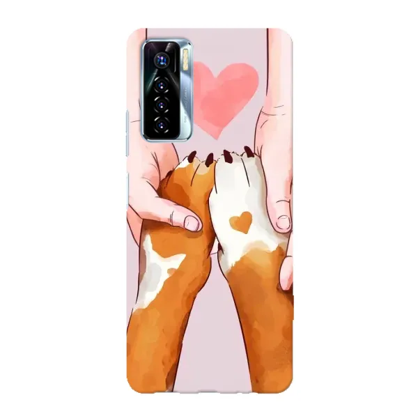 Чохол з малюнком «Любов до собак» для TECNO Camon 17 Pro Чохол з малюнком «Любов до собак» для TECNO Camon 17 Pro
