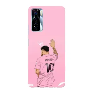 Чехлы Лео Месси в Майами на TECNO Camon 17 Pro (Месси Маями)