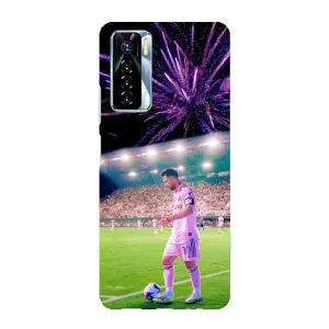 Чехлы Лео Месси в Майами на TECNO Camon 17 Pro (Месси в Майами)