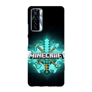 Чехол майнкрафт для TECNO Camon 17 Pro (MineCraft 2)