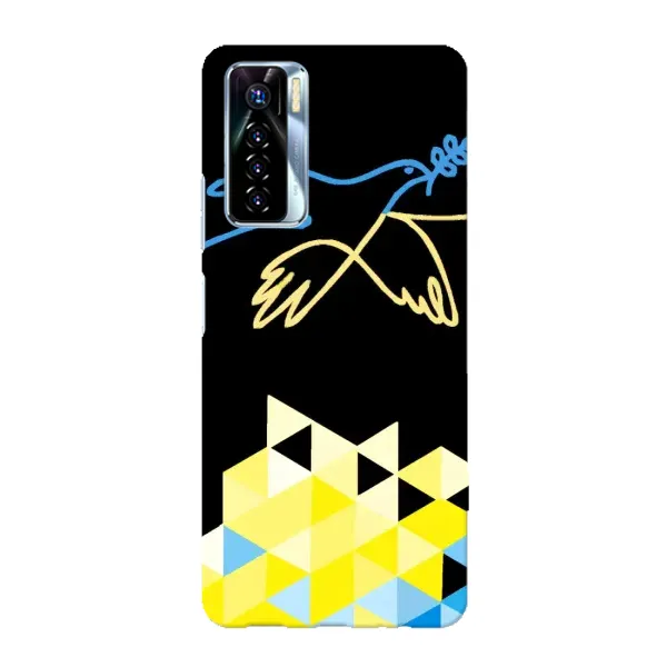 Чехол с рисунком «Мир для Украины» для TECNO Camon 17 Pro Чехол с рисунком «Мир для Украины» для TECNO Camon 17 Pro
