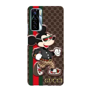 Чехлы Бренд GUCCI для TECNO Camon 17 Pro (Маус Гуччи)