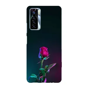 Чехлы с принтом Розочки для TECNO Camon 17 Pro (Ночная роза)