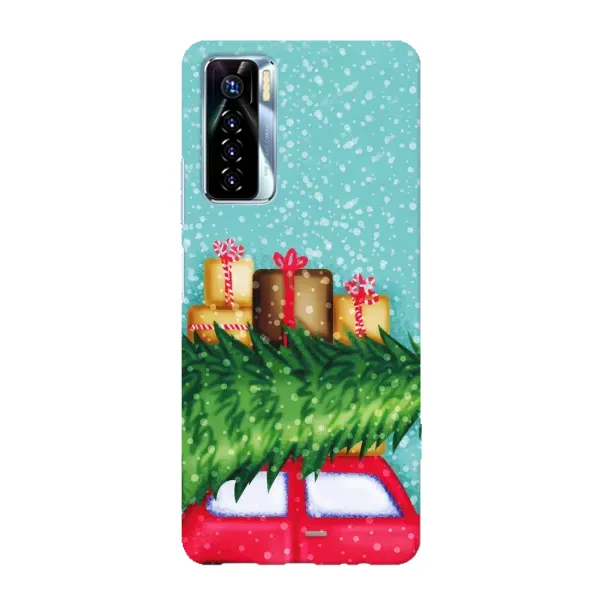 Чехол с рисунком «Новогодние подарки» для TECNO Camon 17 Pro Чехол с рисунком «Новогодние подарки» для TECNO Camon 17 Pro