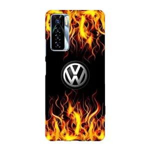 Чехол "Фольксваген" для TECNO Camon 17 Pro (Огненный Лого)