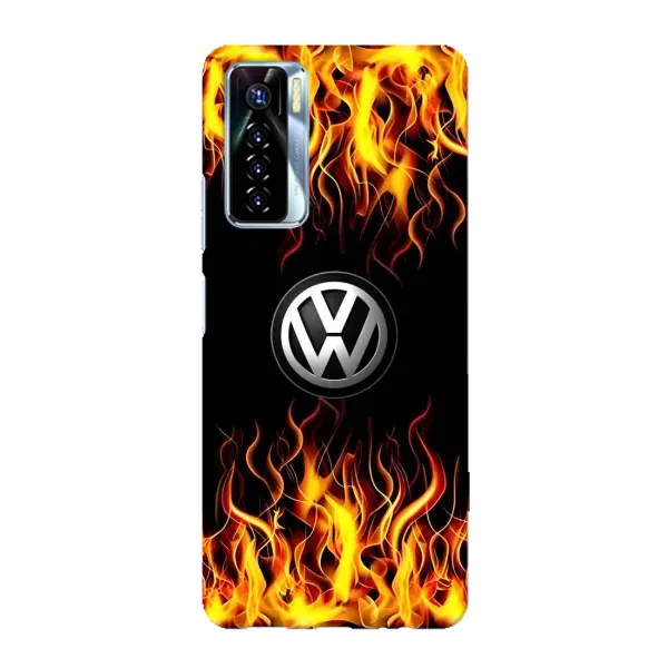 Чехол с рисунком «Огненный Лого» для TECNO Camon 17 Pro Чехол с рисунком «Огненный Лого» для TECNO Camon 17 Pro