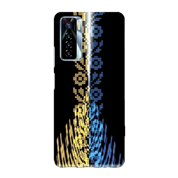 Чехол с рисунком «Патриотическая вышиванка» для TECNO Camon 17 Pro Чехол с рисунком «Патриотическая вышиванка» для TECNO Camon 17 Pro