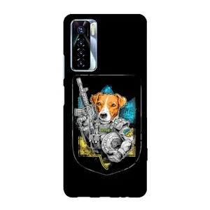 Чохол з принтом для TECNO Camon 17 Pro (Патрон Воїн)