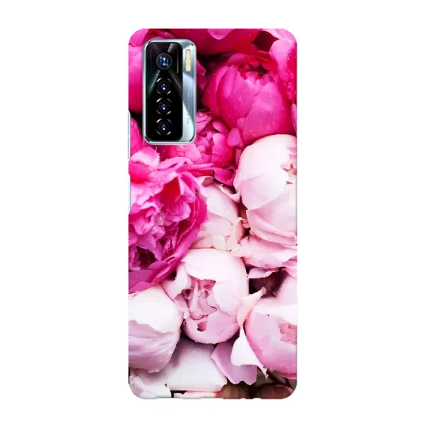 Чехол с рисунком «Пионы» для TECNO Camon 17 Pro Чехол с рисунком «Пионы» для TECNO Camon 17 Pro