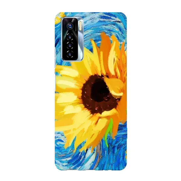 Чехол с рисунком «Подсолнух цветок» для TECNO Camon 17 Pro Чехол с рисунком «Подсолнух цветок» для TECNO Camon 17 Pro