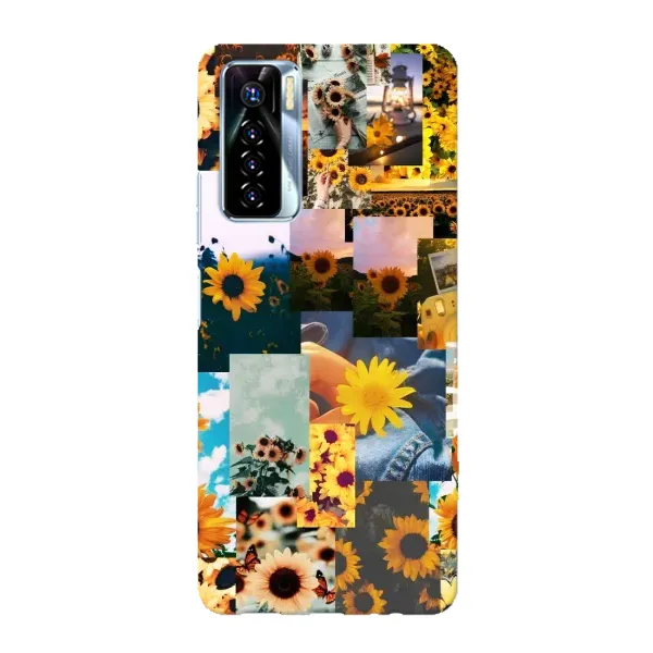 Чехол с рисунком «Подсолнуховый дизайн» для TECNO Camon 17 Pro Чехол с рисунком «Подсолнуховый дизайн» для TECNO Camon 17 Pro
