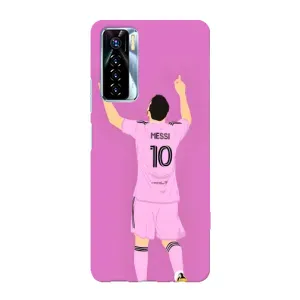 Чехлы Лео Месси в Майами на TECNO Camon 17 Pro (Празднование Месси)