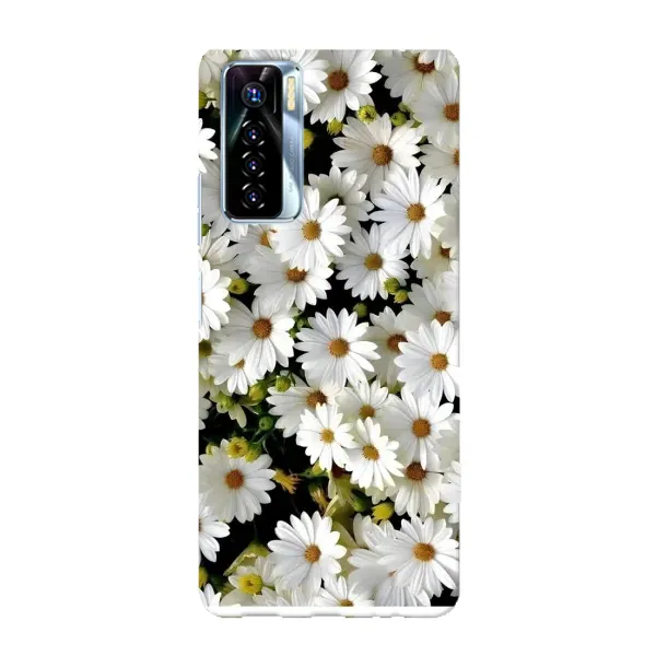 Чехол с рисунком «Рамка в ромашках» для TECNO Camon 17 Pro Чехол с рисунком «Рамка в ромашках» для TECNO Camon 17 Pro