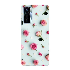 Чехлы с принтом Розочки для TECNO Camon 17 Pro (Разные цветы)