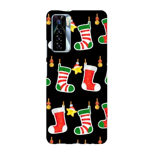 Чехол с рисунком «Рождественские подарки» для TECNO Camon 17 Pro Чехол с рисунком «Рождественские подарки» для TECNO Camon 17 Pro