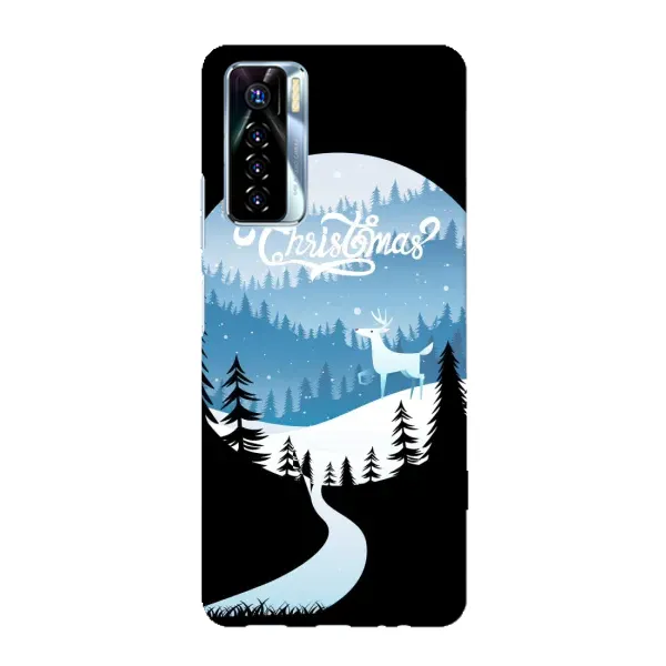 Чехол с рисунком «Рождественский Олень» для TECNO Camon 17 Pro Чехол с рисунком «Рождественский Олень» для TECNO Camon 17 Pro