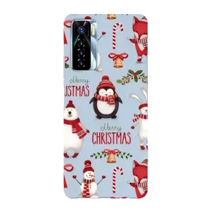 Чехол Санта Клаус для TECNO Camon 17 Pro (Рождественский)
