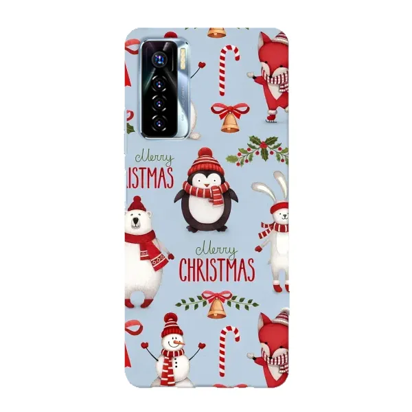 Чехол с рисунком «Рождественский» для TECNO Camon 17 Pro Чехол с рисунком «Рождественский» для TECNO Camon 17 Pro
