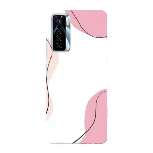 Чехол цветочный дизайн для TECNO Camon 17 Pro (Розовый фон)