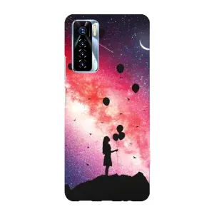 Силиконовые Чехлы Любимому человеку для TECNO Camon 17 Pro (Шарики в небе)
