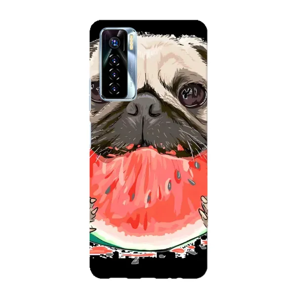 Чохол з малюнком «Смішний Мопс» для TECNO Camon 17 Pro Чохол з малюнком «Смішний Мопс» для TECNO Camon 17 Pro